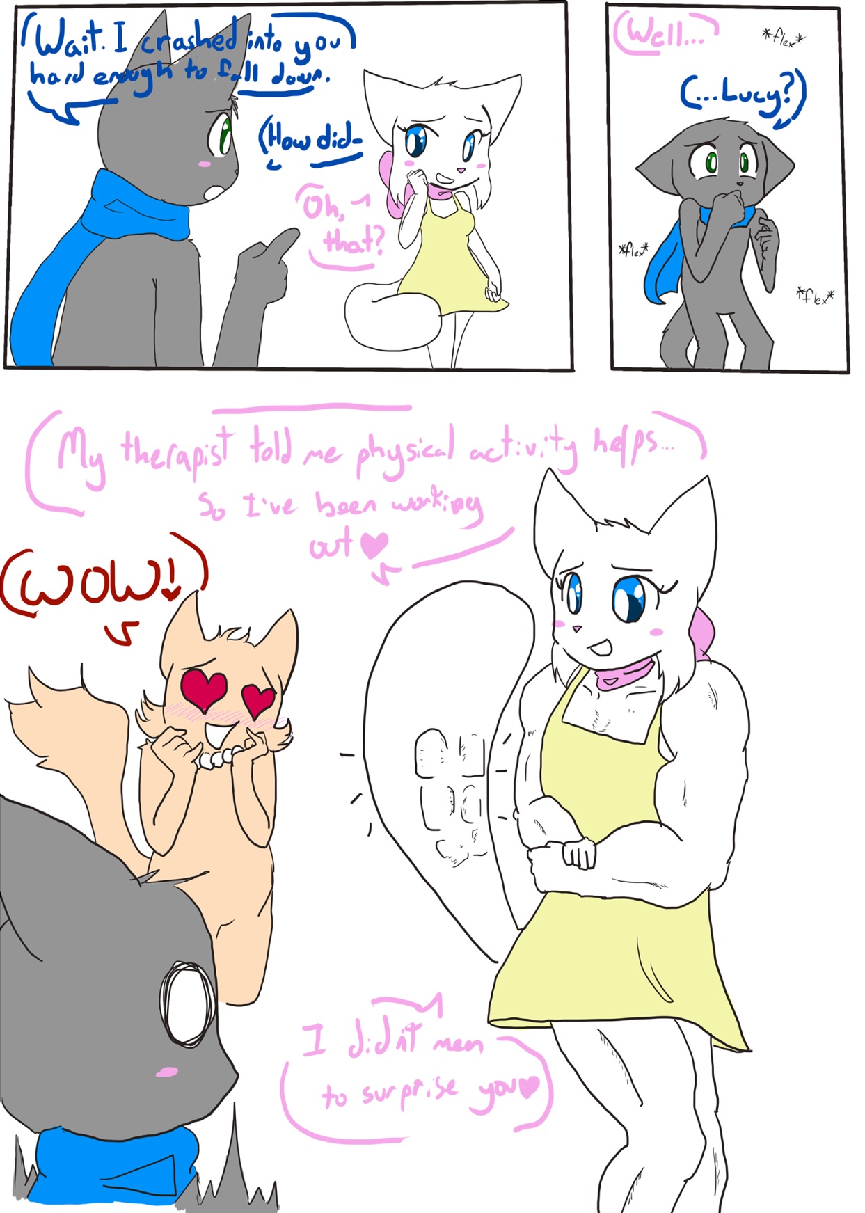 Candybooru image #10511, tagged with Daisy Lucy Mike Moonshine_(Artist) comic